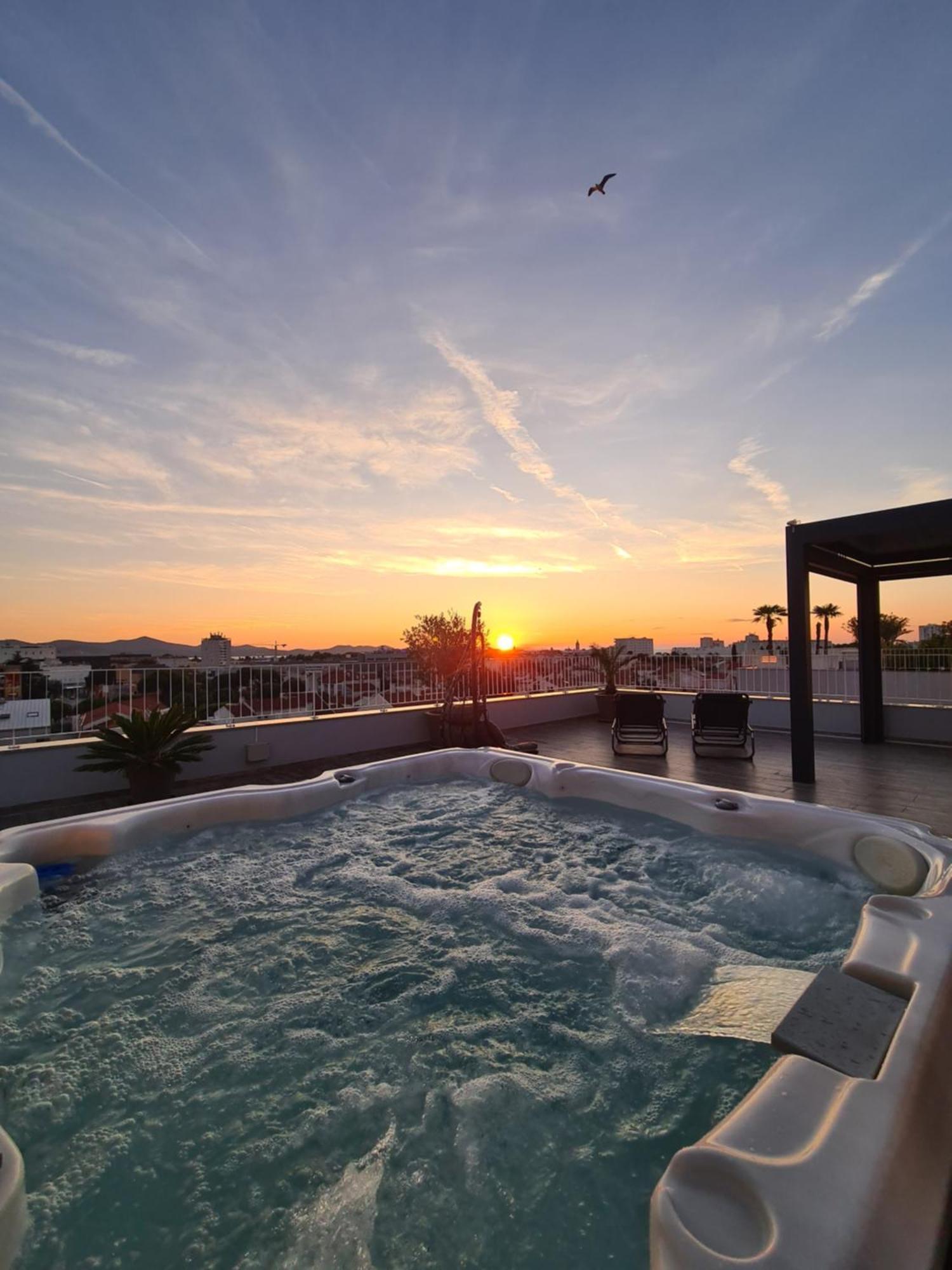Zadar Sunset Penthouse With Spectacular View And Jacuzzi Διαμέρισμα Εξωτερικό φωτογραφία